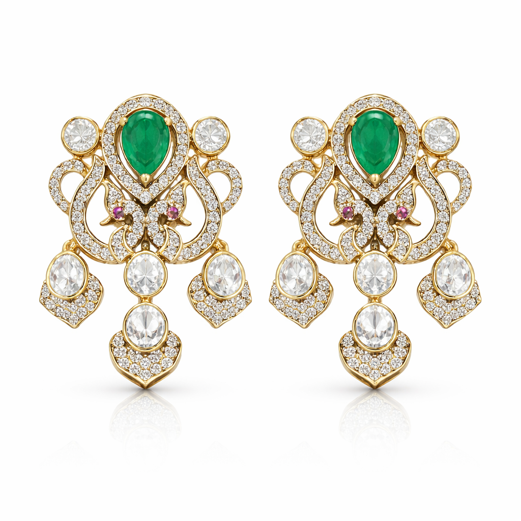 Noorani Polki Earrings