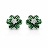 Emerald Bloom Earrings