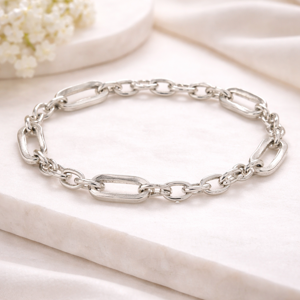 Steel Arc Bracelet