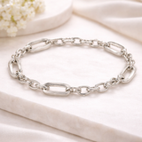 Steel Arc Bracelet
