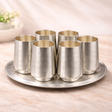 Padma Glass & Tray Set