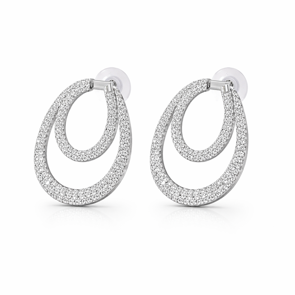 Disco Dancing Hoops Earrings