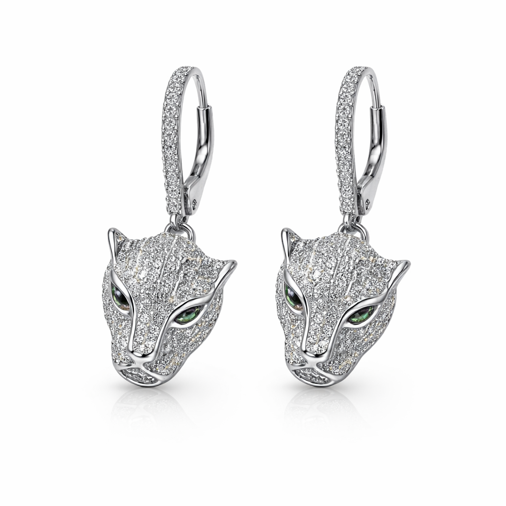 Jaguar Drop Earrings