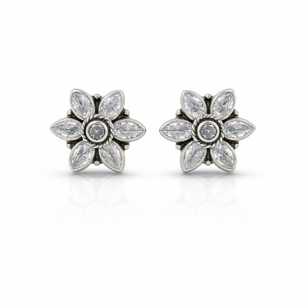 Pearl Petal Earrings