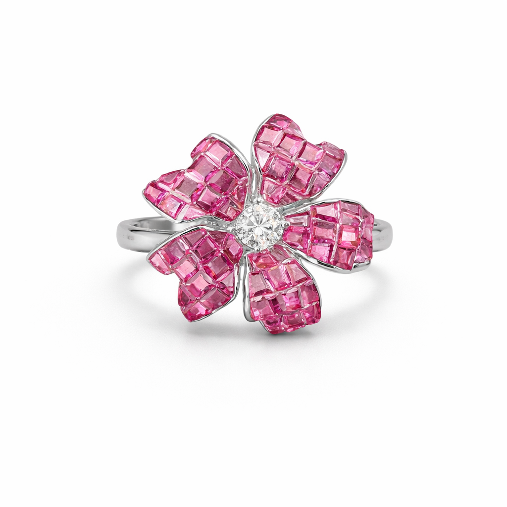 Sana Rose Floral Ring