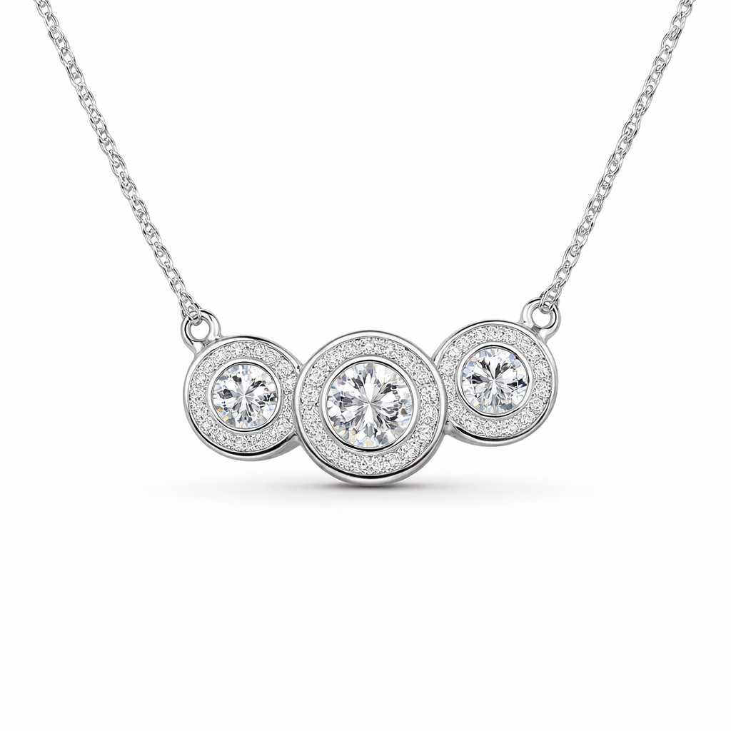 Crystal Drop Gem Pendant