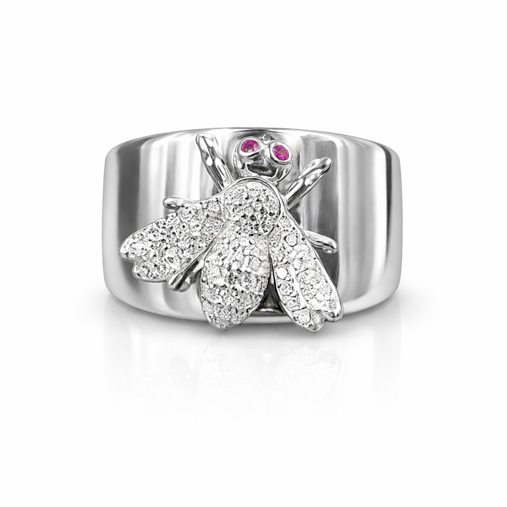 Starlit Bee Ring