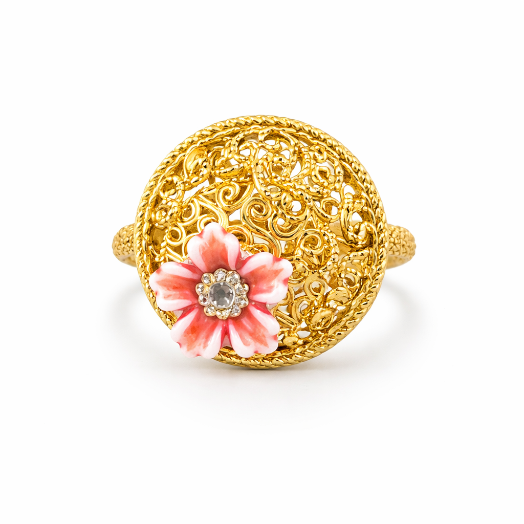 Nayra Gold Polish Ring