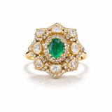 Reeva Gold Polish Polki Ring