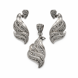 Elina Marcasite Pendant Set