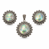 Myra Marcasite Pendant Set