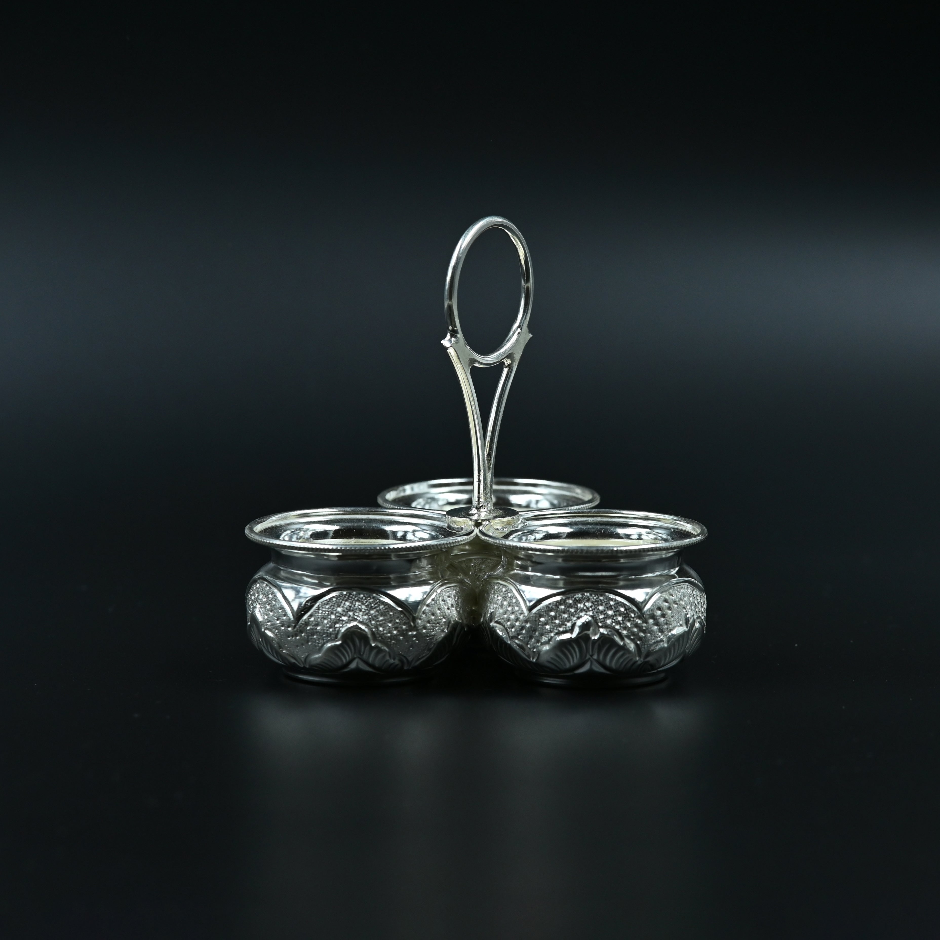 Triveni Silver Bowl Set