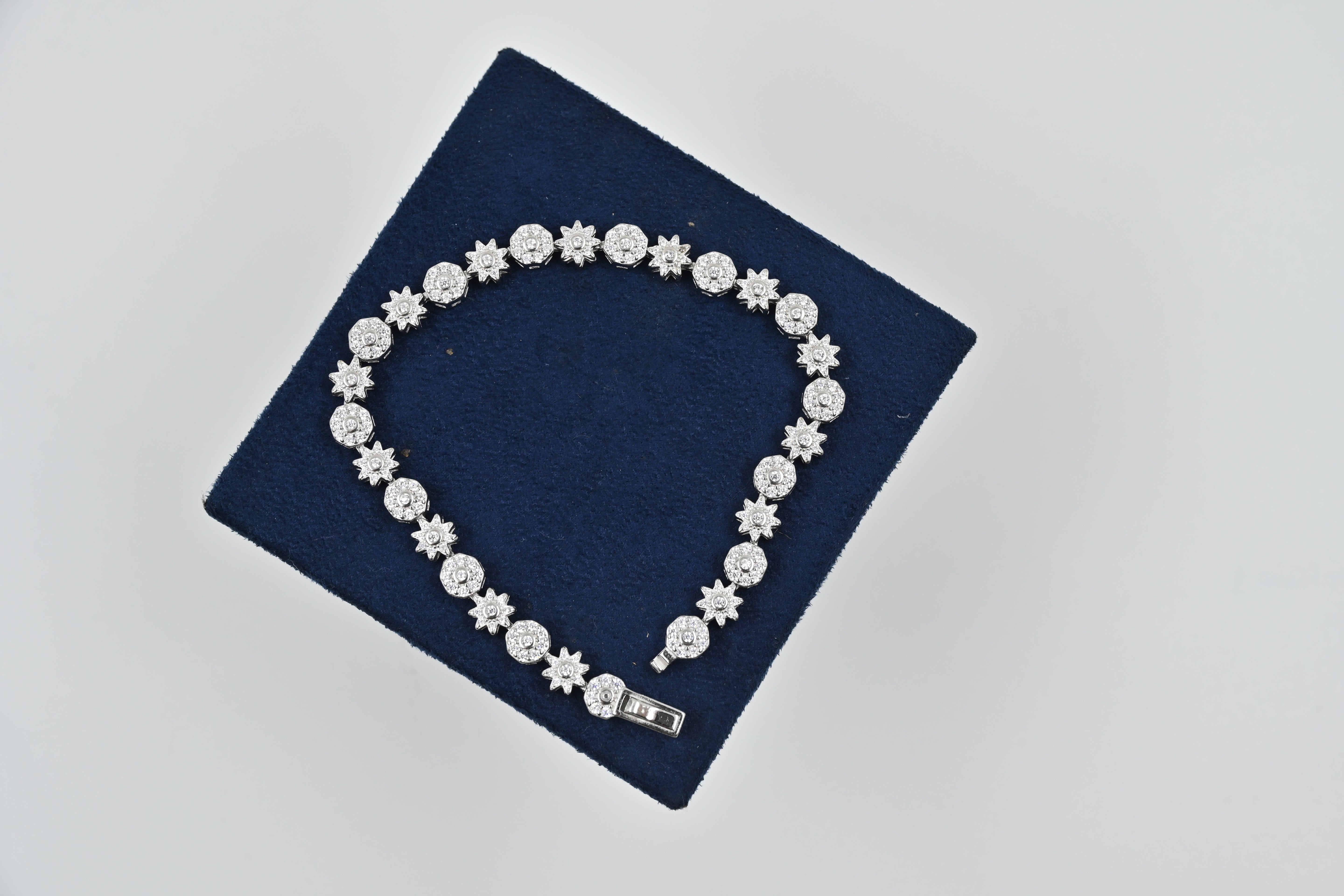 Aurora Emerald Grace Tennis Bracelet