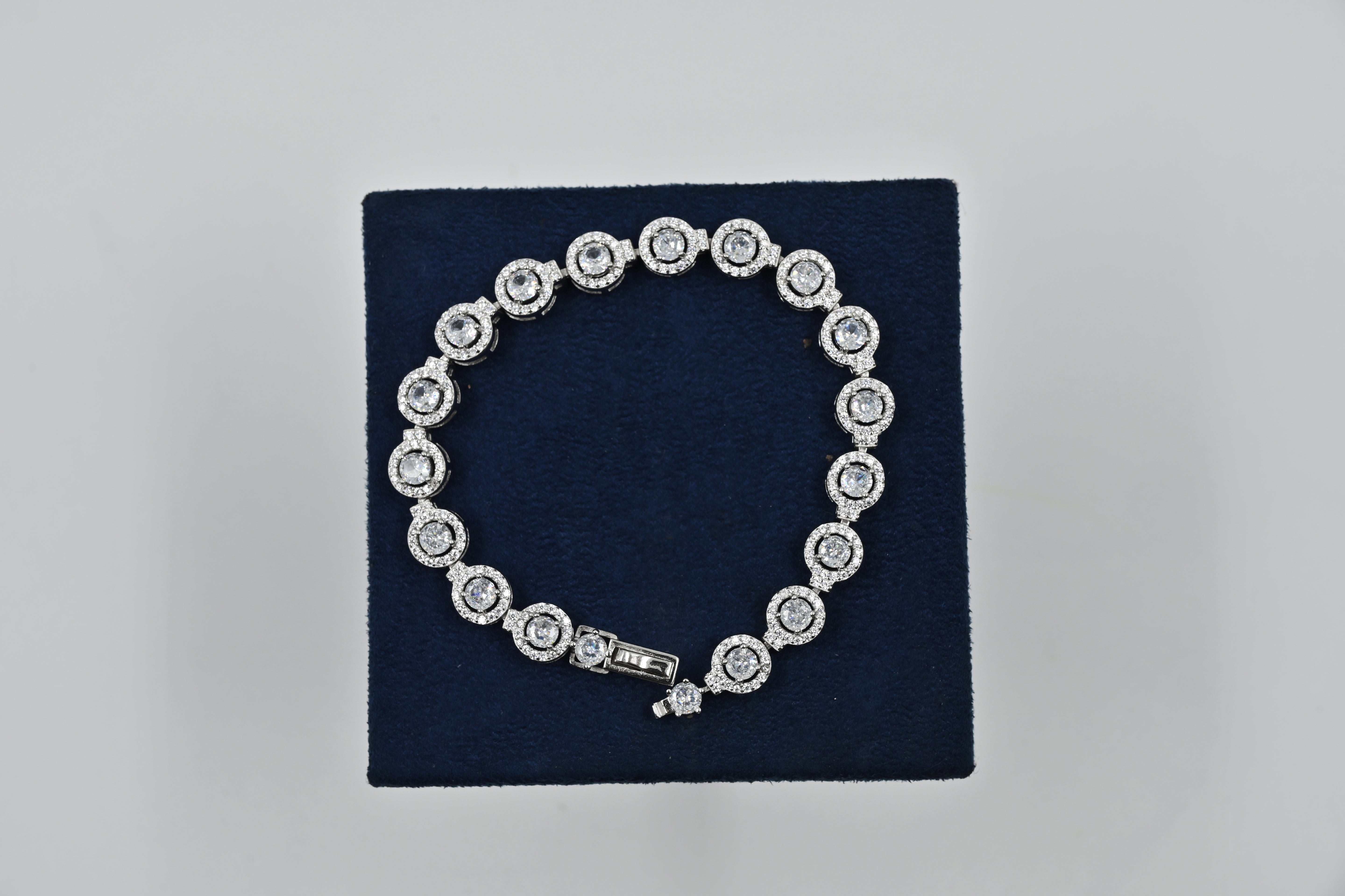 Aurora Lustre Link Tennis Bracelet