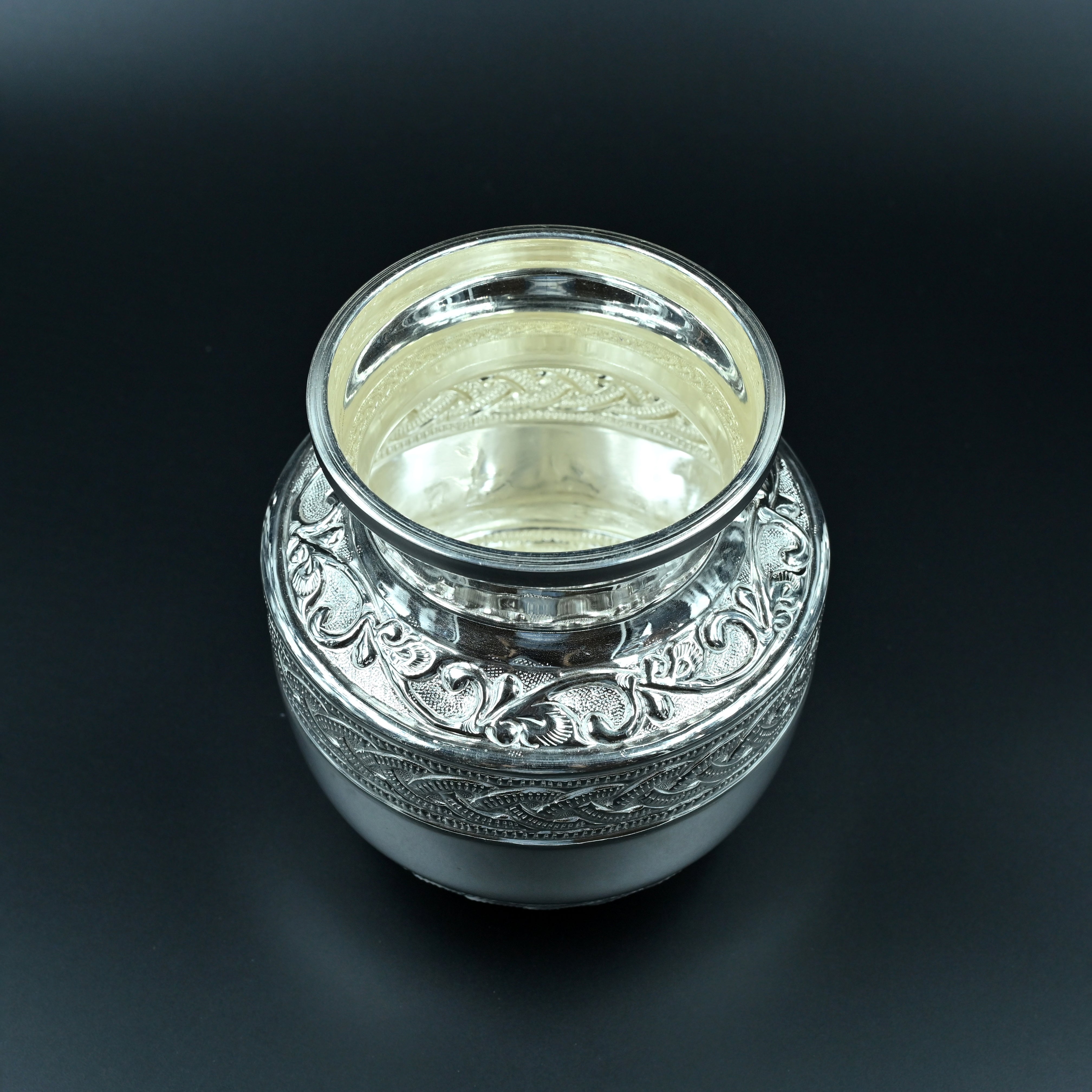 Ornate Silver Kalash
