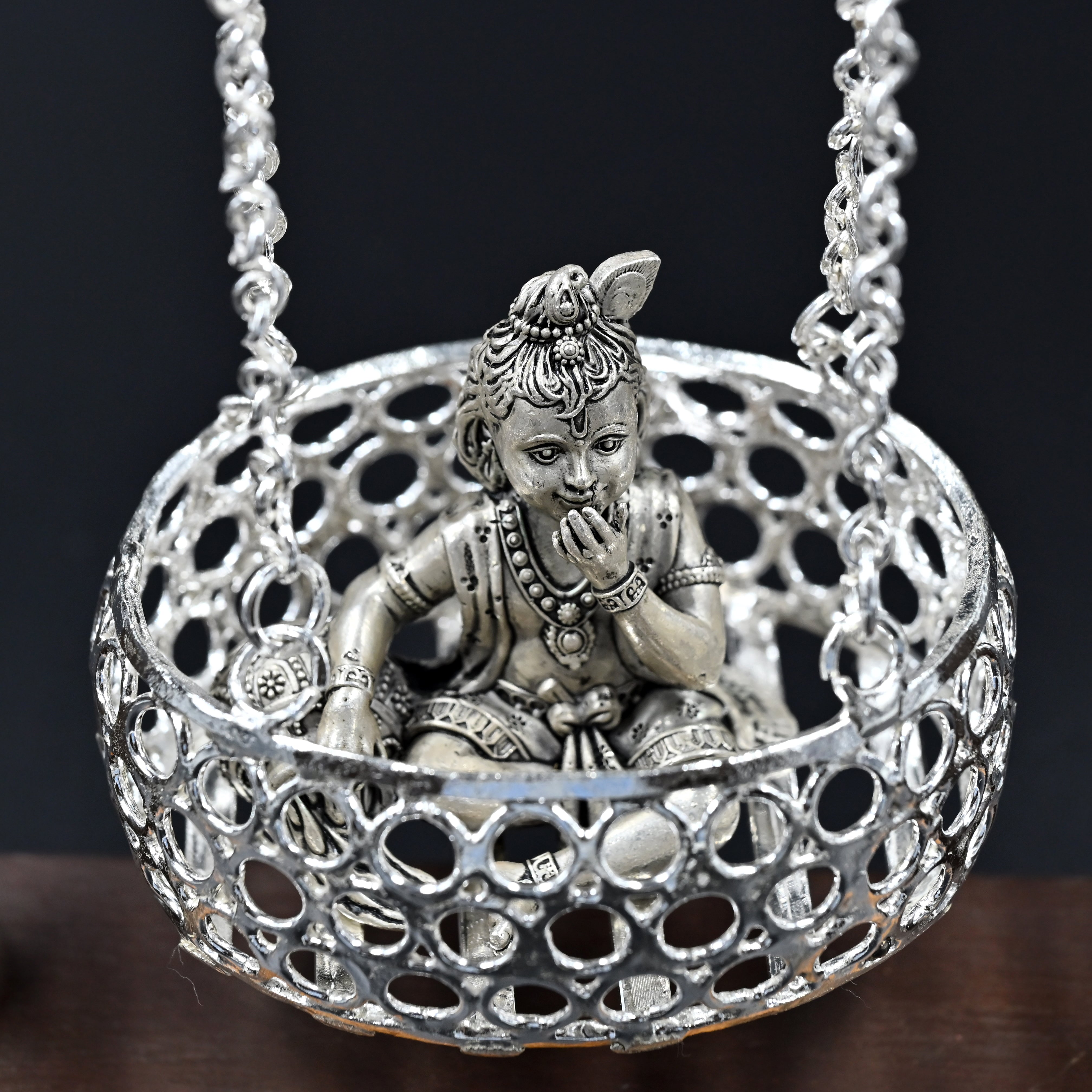 Vrindavan Silver Jhoola