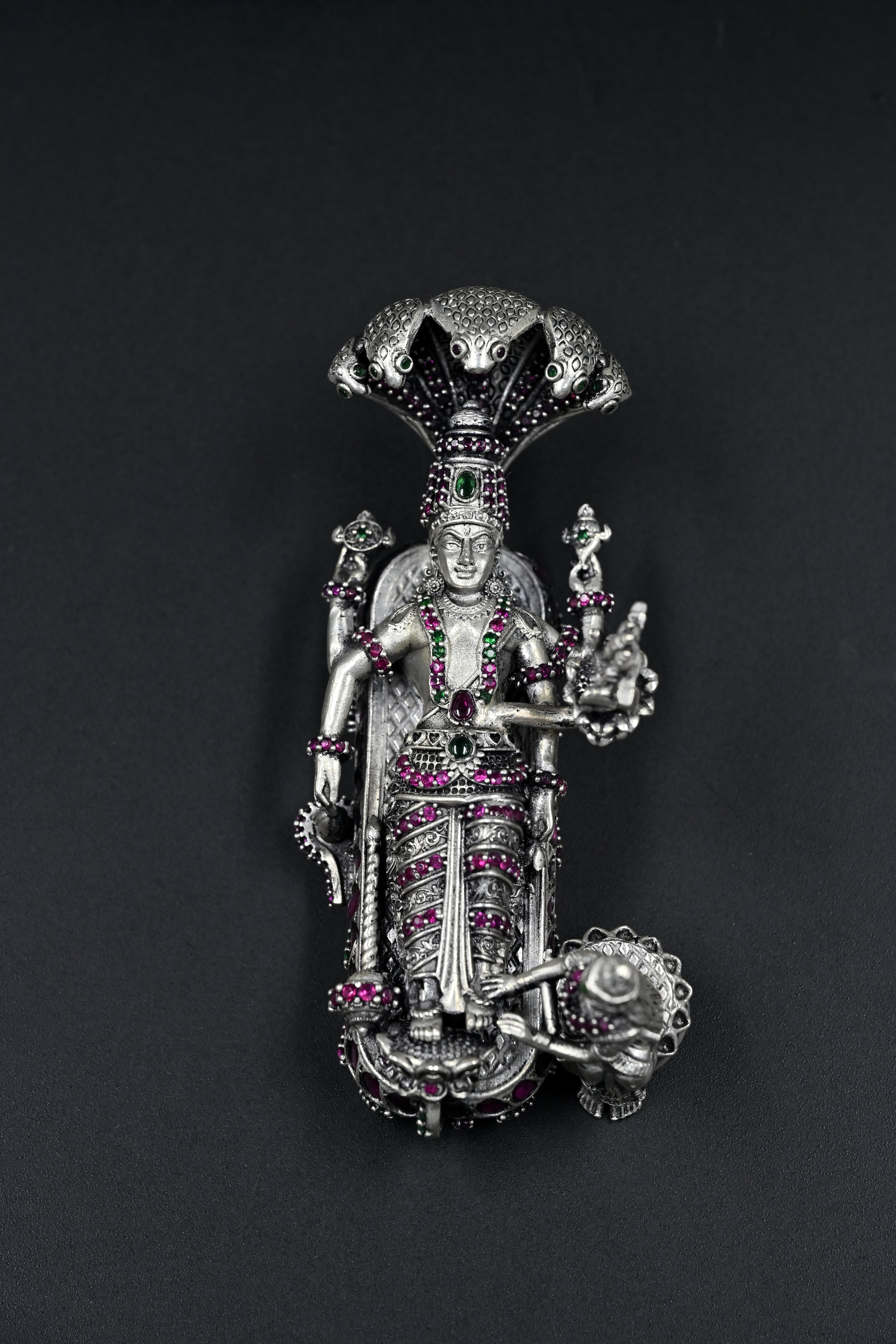 Anantshayan Vishnu Silver Idol