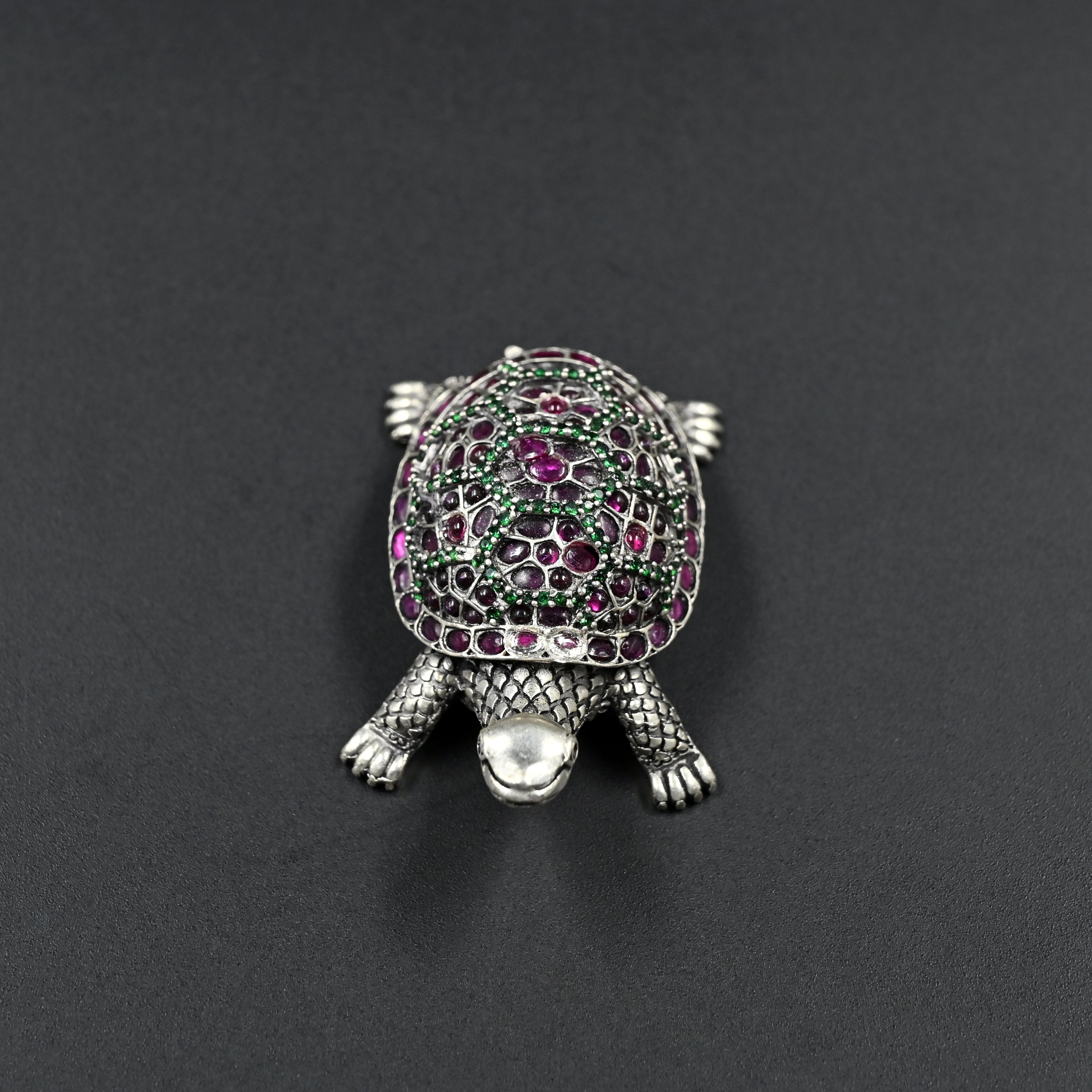 Shubh Kachua Silver Artefact