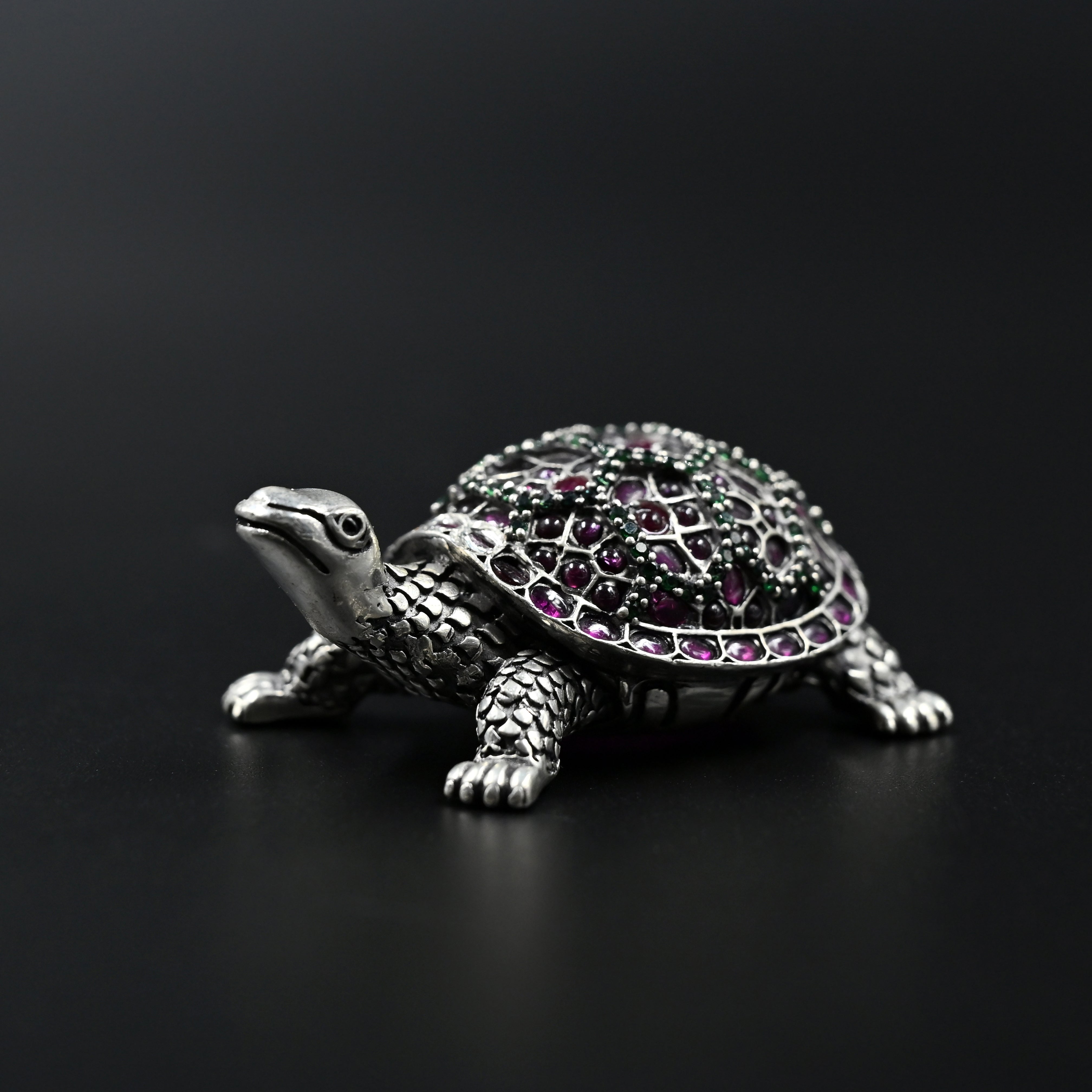 Shubh Kachua Silver Artefact