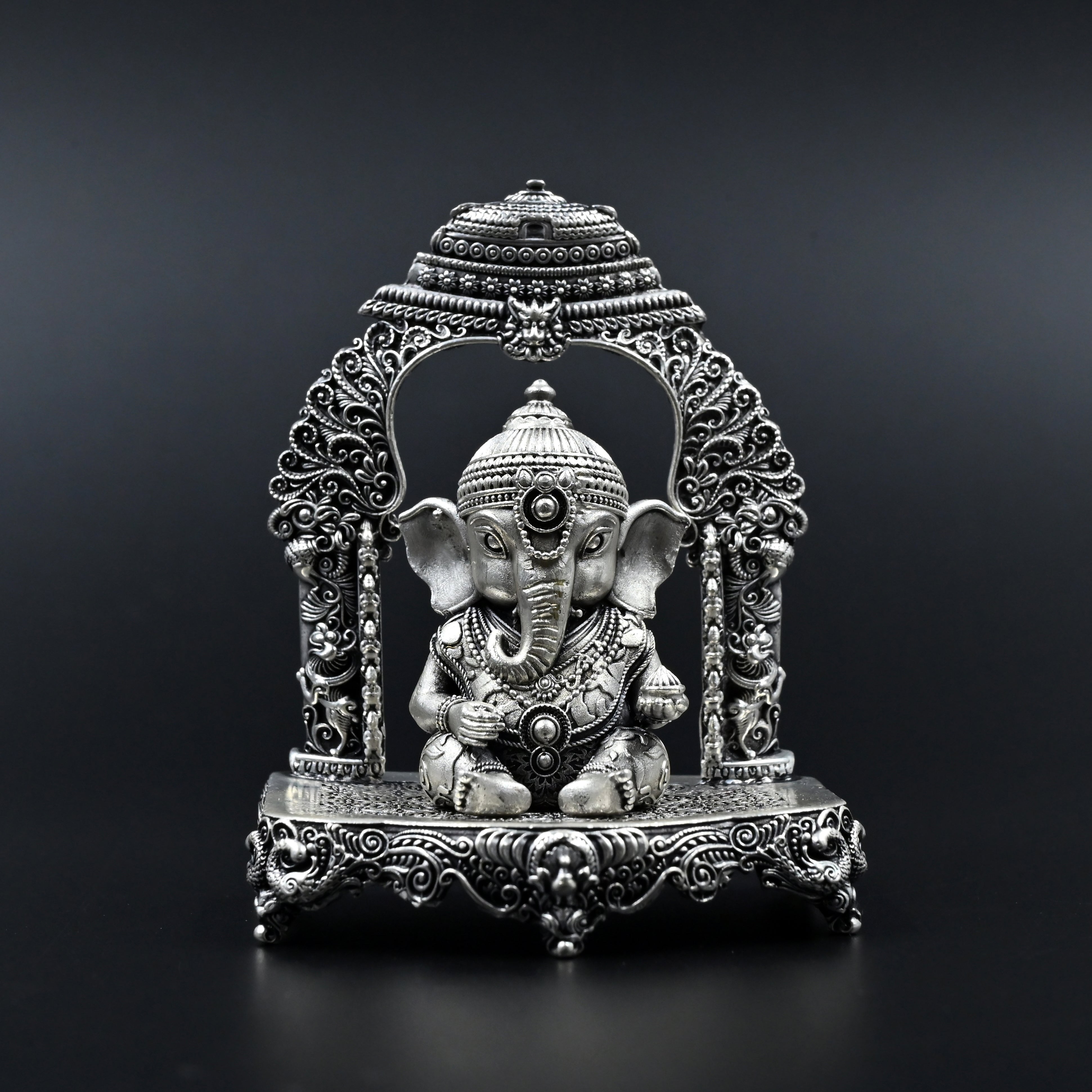 Bal Ganesh Silver Murti