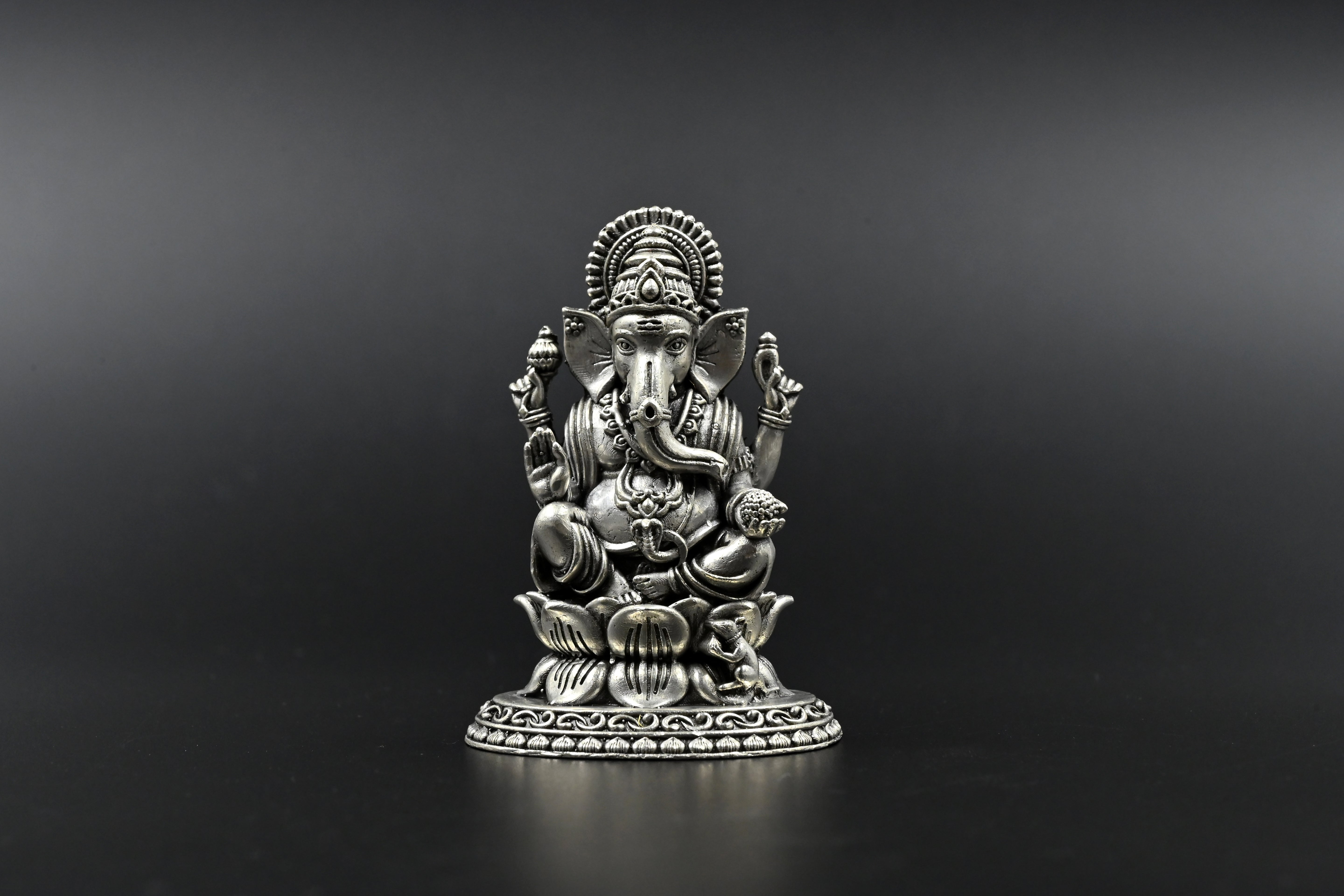 Lightweight Silver Laxmi Ganesh Idols