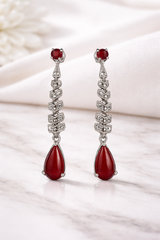 Maison Ruby Glow Earrings