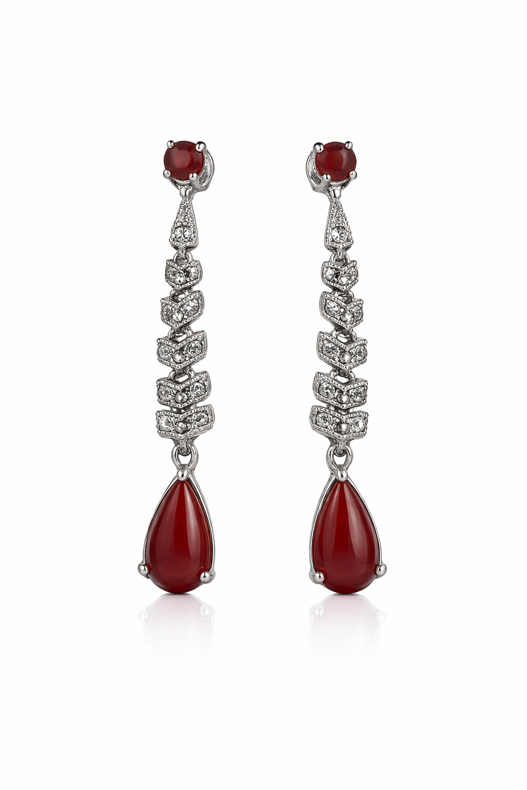 Maison Ruby Glow Earrings