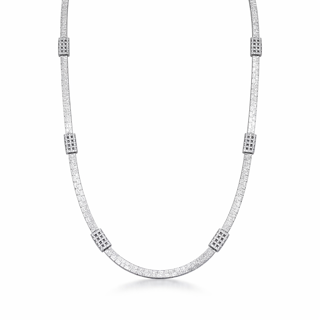 Silver Metallic Men's Chain