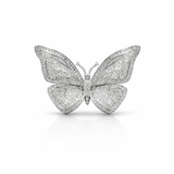 Butterfly design Silver ring