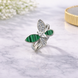 Fern Whisper Silver Ring