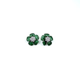 Emerald Bloom Earrings