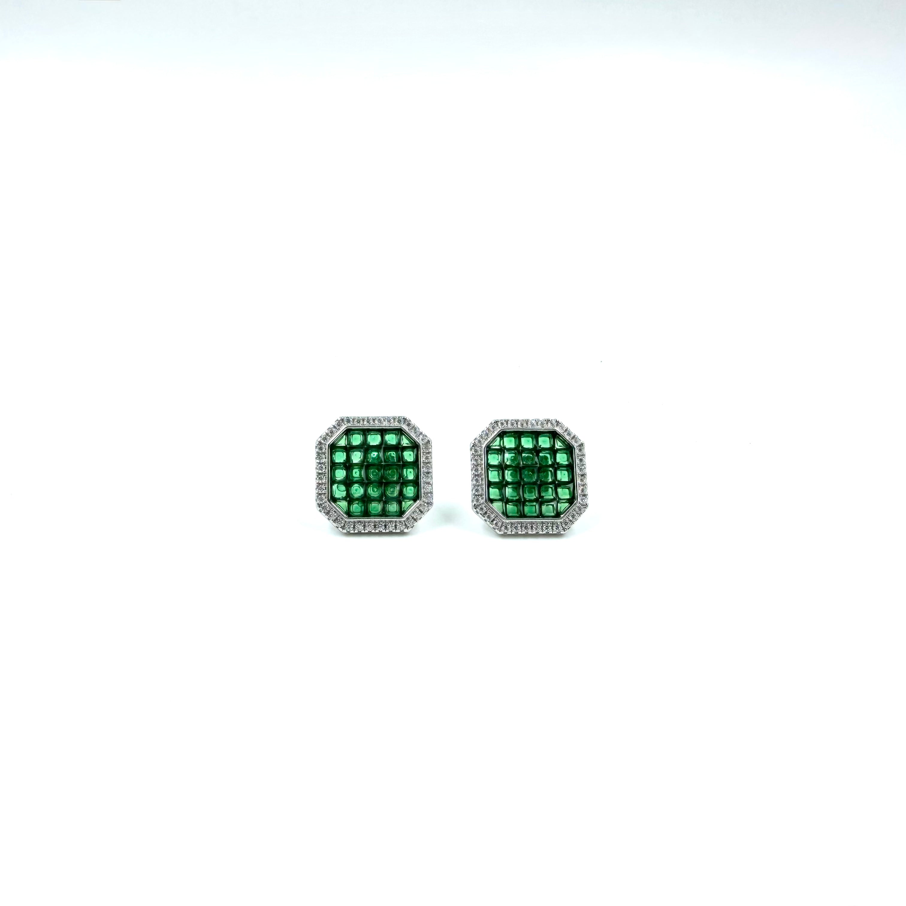 Emerald Dream Studs