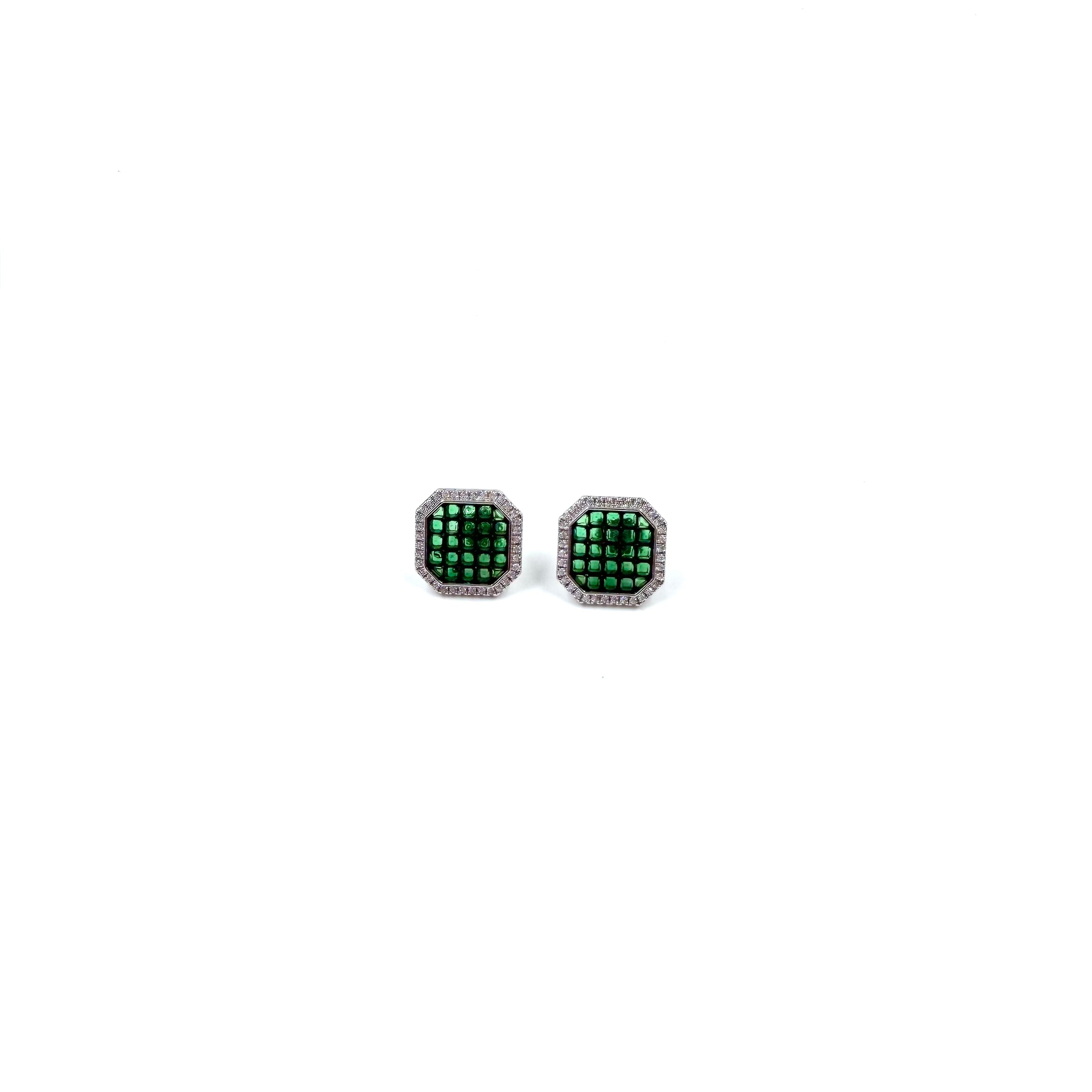 Emerald Dream Studs