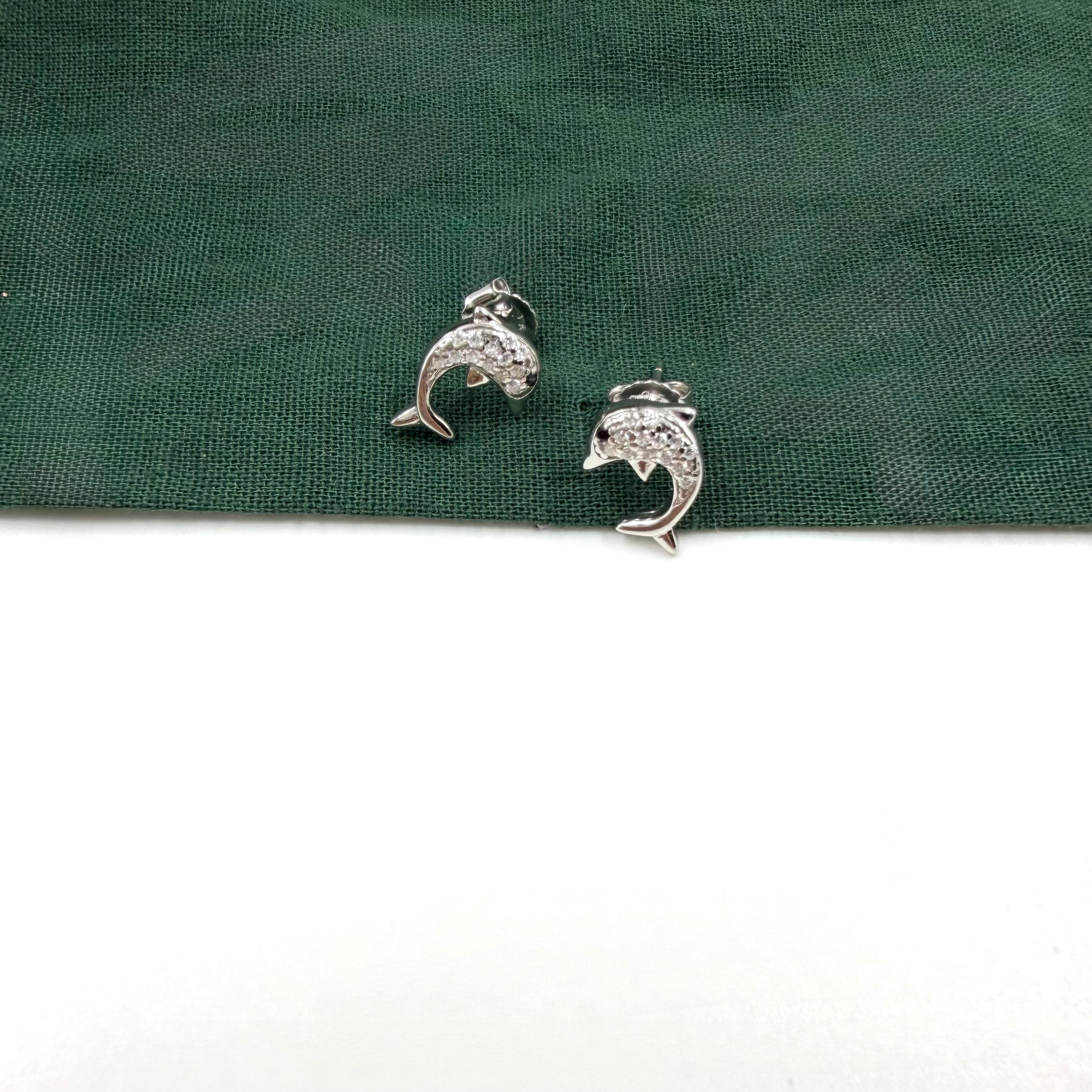 Dolphin Dance Studs