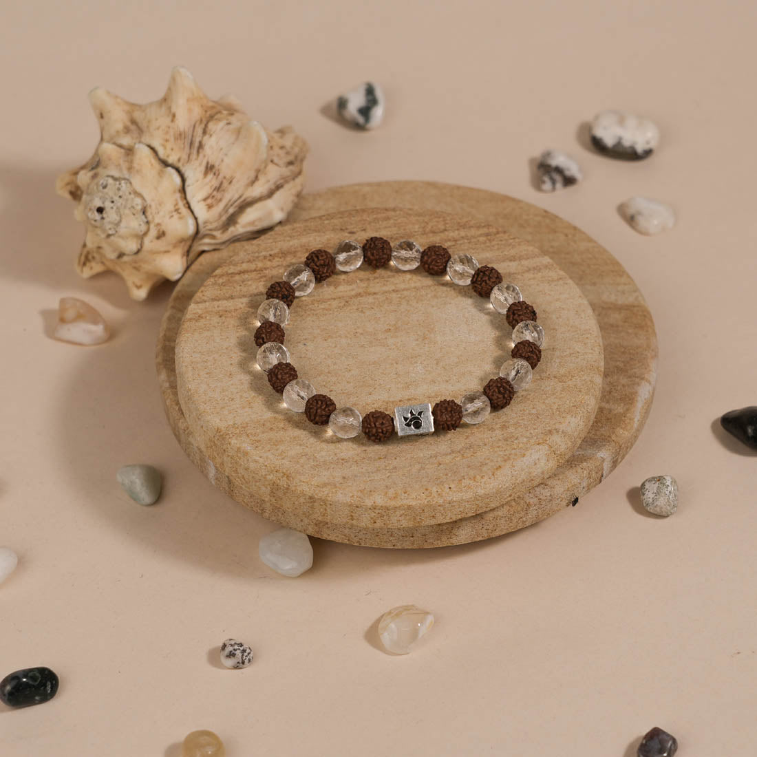 Sphatik Rudraksh Bracelet