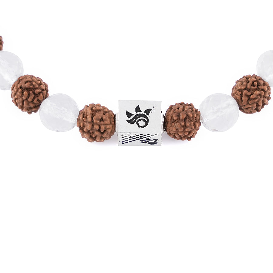 Sphatik Rudraksh Bracelet