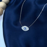 Blue Shield Evil Eye Pendant