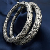 Qurbat Chitai Detailed Single Ankle Kada