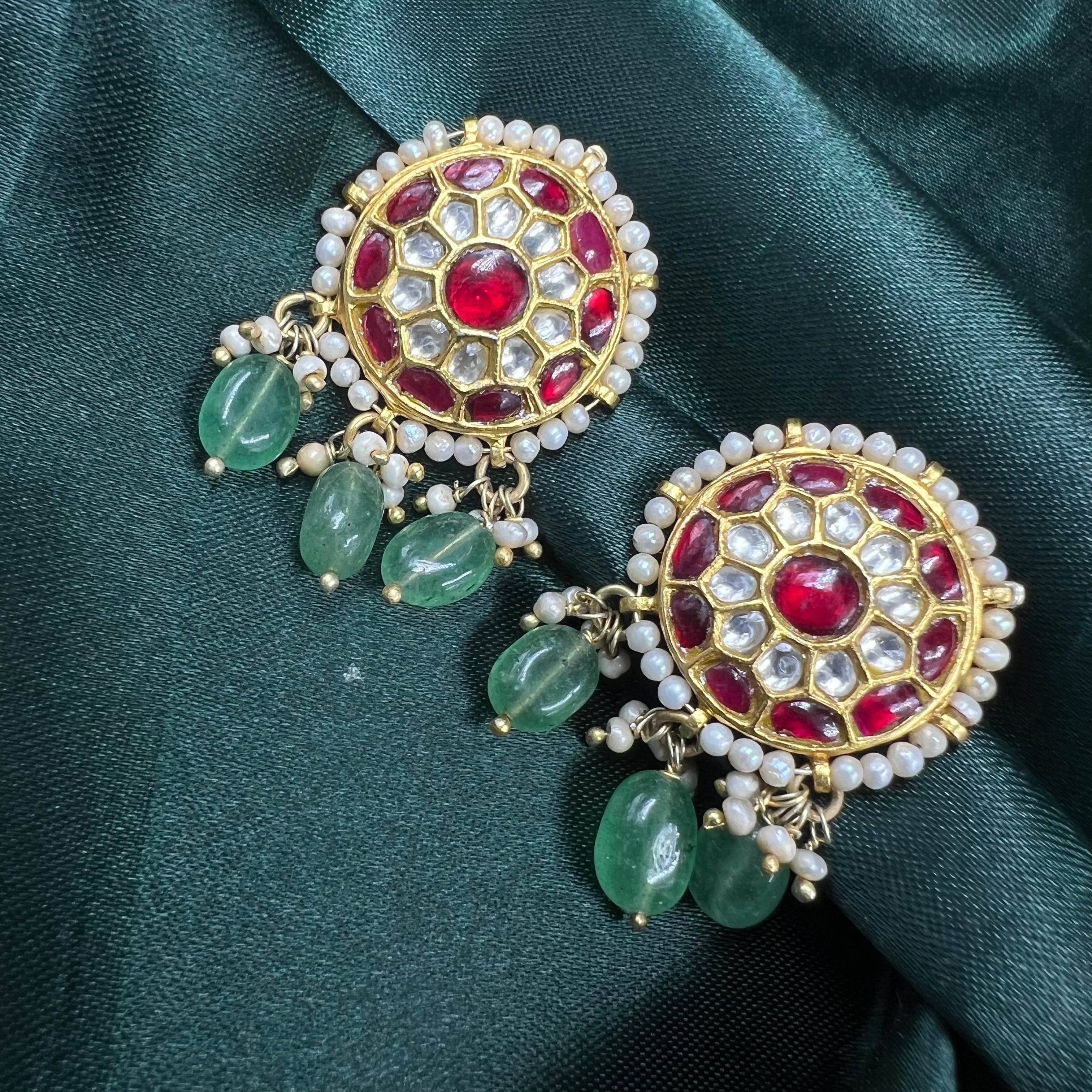 Royal Zaveri Gold Polish Necklace Set