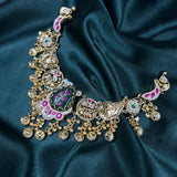 Rajkumari Classic Gold Polish Necklace Set