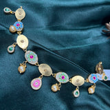 Shubh Swarna Gold polish Necklace Set
