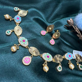 Shubh Swarna Gold polish Necklace Set