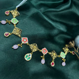Aarika Gold Polish Necklace Set
