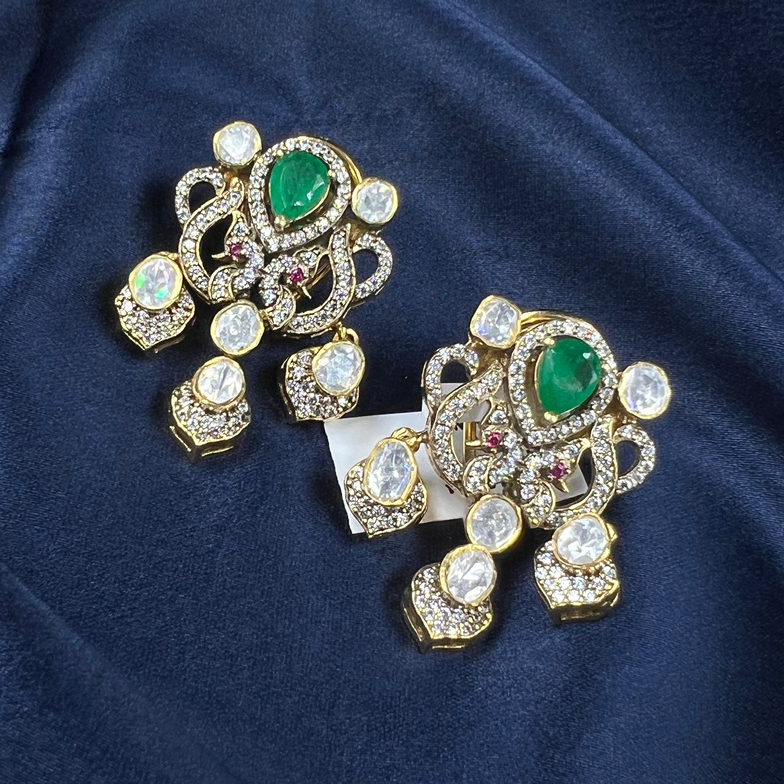 Noorani Polki Earrings