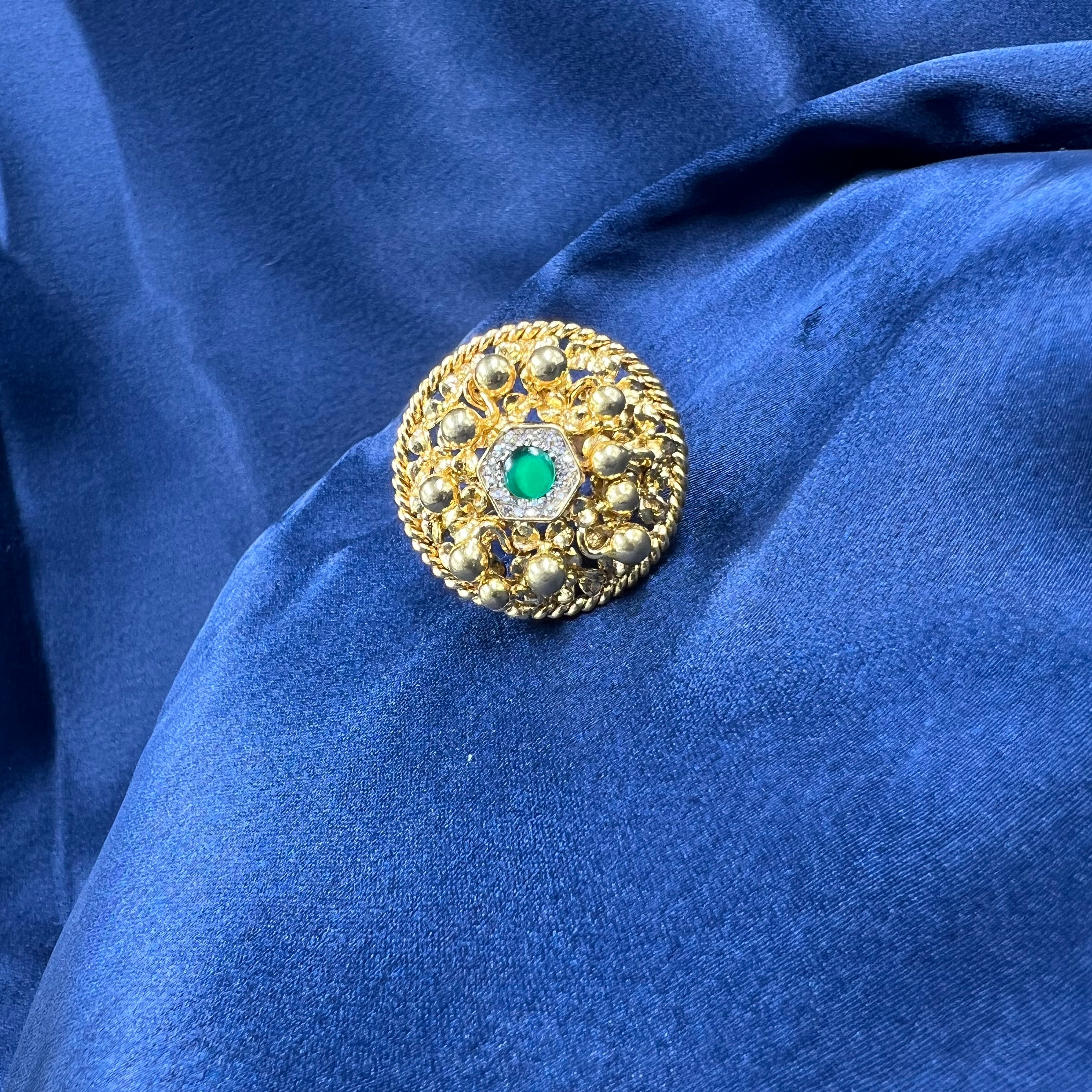 Elara Gold Polish Ring