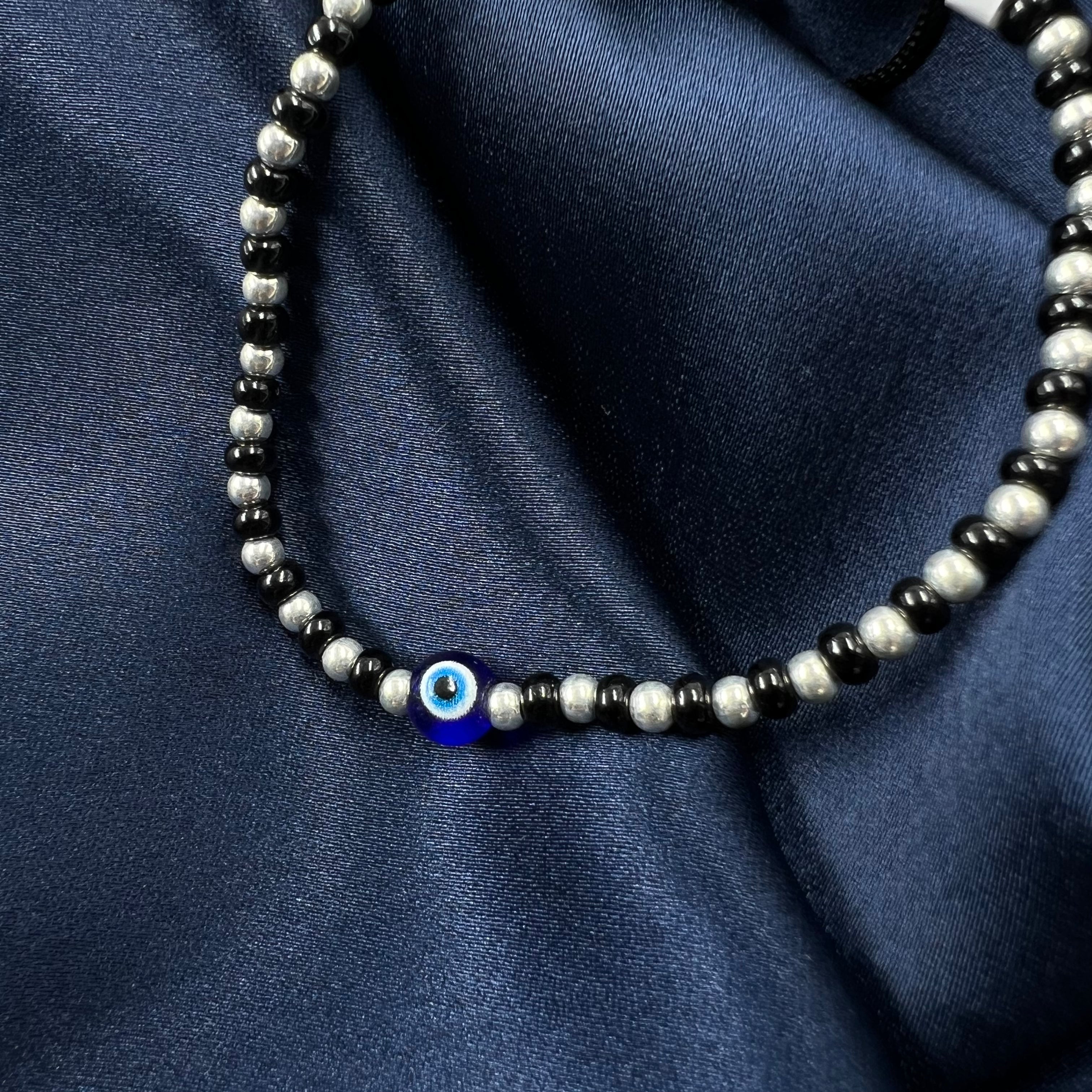 Evil Eye Black Beads Bracelet