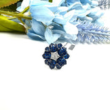 Nayra Blue Floral Ring