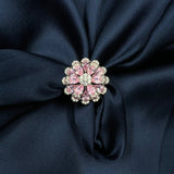 Meher Pink Floral Ring