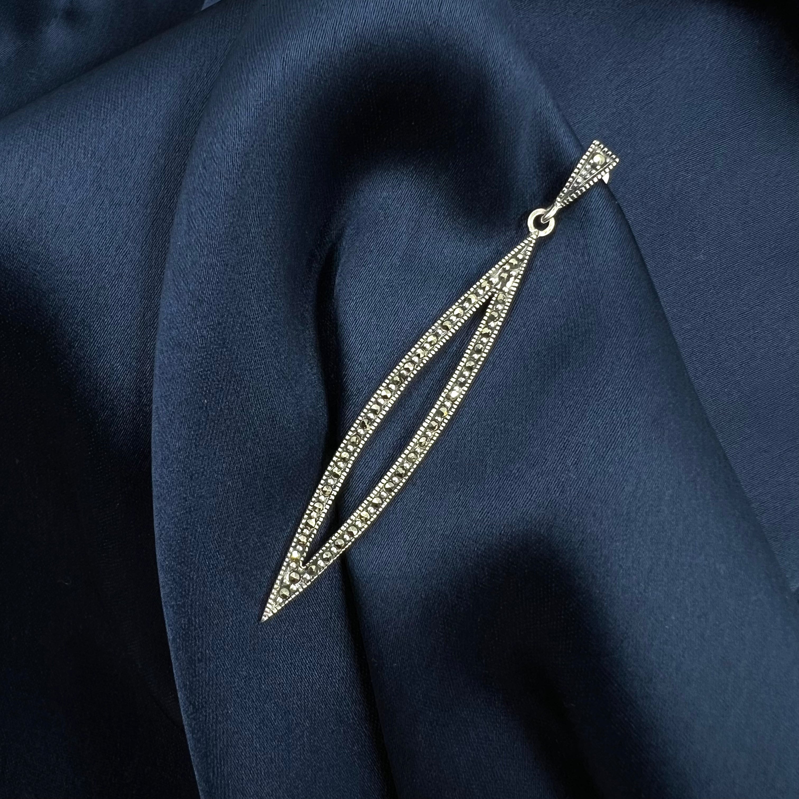 Sia Moon Marcasite Earrings