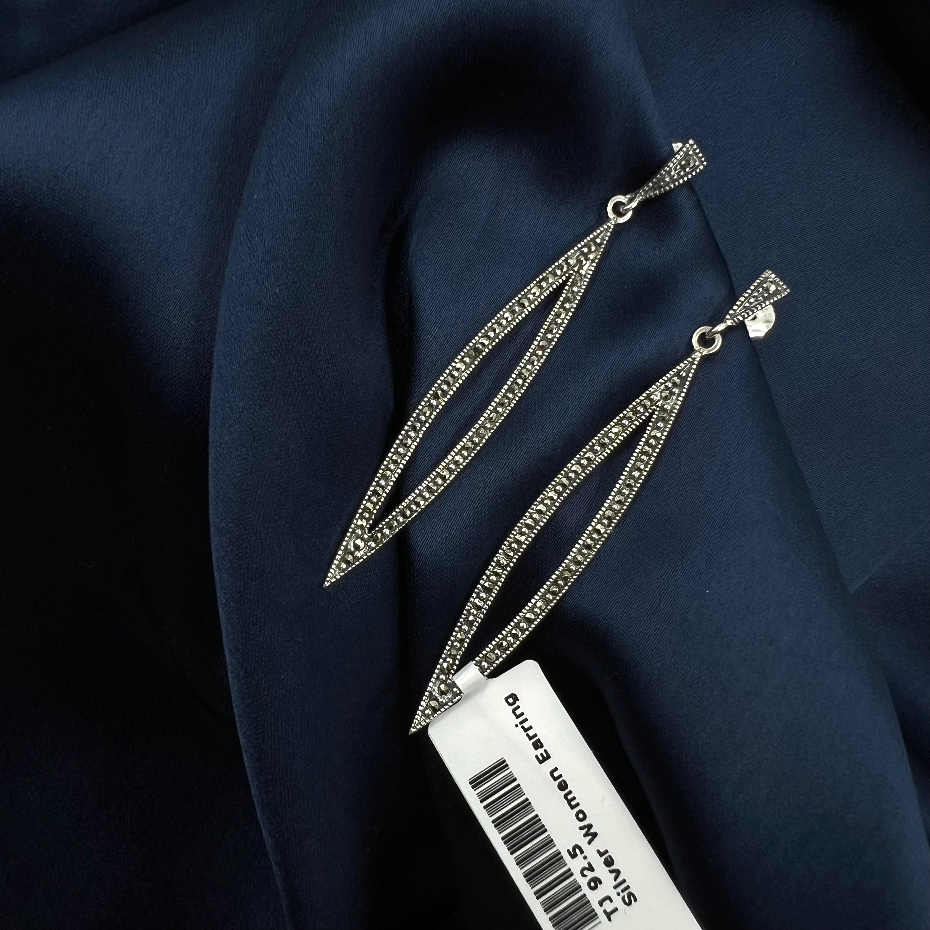 Sia Moon Marcasite Earrings